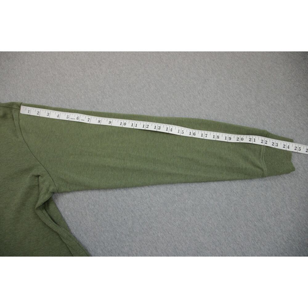 Land's End Polo Mens Large Green (42-44) Long Sleeve100% Supima Cotton - Picture 5 of 7